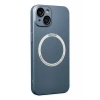 USLUCAN ALIŞVERİŞ Apple iPhone 14 Plus Kılıf Jack Magneticsafe Lens Silikon - Sierra Blue