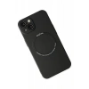 USLUCAN ALIŞVERİŞ Apple iPhone 14 Plus Kılıf Jack Magneticsafe Lens Silikon - Siyah