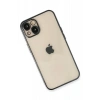 USLUCAN ALIŞVERİŞ Apple iPhone 14 Plus Kılıf Lensli Silikon - Siyah