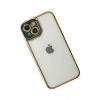 USLUCAN ALIŞVERİŞ Apple iPhone 14 Plus Kılıf Liva Lens Silikon - Yeşil