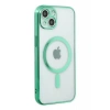USLUCAN ALIŞVERİŞ Apple iPhone 14 Plus Kılıf Magneticsafe Lazer Silikon - Haki Yeşil