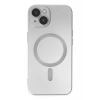 USLUCAN ALIŞVERİŞ Apple iPhone 14 Plus Kılıf Moshi Lens Magneticsafe Silikon - Gümüş