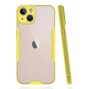 USLUCAN ALIŞVERİŞ Apple iPhone 14 Plus Kılıf Platin Silikon - Sarı
