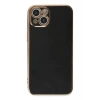 USLUCAN ALIŞVERİŞ Apple iPhone 14 Plus Kılıf Volet Silikon - Siyah