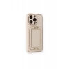 USLUCAN ALIŞVERİŞ Apple iPhone 14 Pro Kılıf Coco Elit Kapak - Gold