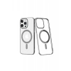 USLUCAN ALIŞVERİŞ Apple iPhone 14 Pro Kılıf Element Magneticsafe Sert Kapak - Gümüş