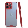 USLUCAN ALIŞVERİŞ Apple iPhone 14 Pro Kılıf Platin Silikon - Kırmızı