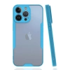 USLUCAN ALIŞVERİŞ Apple iPhone 14 Pro Kılıf Platin Silikon - Mavi