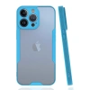 USLUCAN ALIŞVERİŞ Apple iPhone 14 Pro Kılıf Platin Silikon - Mavi