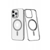 USLUCAN ALIŞVERİŞ Apple iPhone 14 Pro Max Kılıf Element Magneticsafe Sert Kapak - Gümüş
