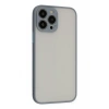 USLUCAN ALIŞVERİŞ Apple iPhone 14 Pro Max Kılıf Montreal Silikon Kapak - Gri