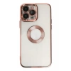 USLUCAN ALIŞVERİŞ Apple iPhone 14 Pro Max Kılıf Slot Silikon - Rose Gold