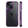 USLUCAN ALIŞVERİŞ Apple iPhone 15 Kılıf Boyi Silikon Kapak - Derin Mor
