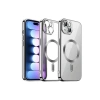 USLUCAN ALIŞVERİŞ Apple iPhone 15 Kılıf Kross Magneticsafe Kapak - Gümüş
