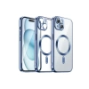 USLUCAN ALIŞVERİŞ Apple iPhone 15 Kılıf Kross Magneticsafe Kapak - Sierra Blue