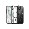 USLUCAN ALIŞVERİŞ Apple iPhone 15 Kılıf Kross Magneticsafe Kapak - Siyah