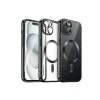 USLUCAN ALIŞVERİŞ Apple iPhone 15 Kılıf Kross Magneticsafe Kapak - Siyah