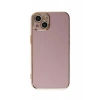 USLUCAN ALIŞVERİŞ Apple iPhone 15 Kılıf Volet Silikon - Mor