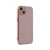 USLUCAN ALIŞVERİŞ Apple iPhone 15 Kılıf Volet Silikon - Mor