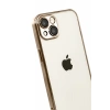 USLUCAN ALIŞVERİŞ Apple iPhone 15 Lensli Silikon - Çöl Titanyum