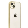 USLUCAN ALIŞVERİŞ Apple iPhone 15 Lensli Silikon - Gold