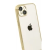USLUCAN ALIŞVERİŞ Apple iPhone 15 Lensli Silikon - Gold