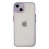 USLUCAN ALIŞVERİŞ Apple iPhone 15 Plus Kılıf Montreal Silikon Kapak - Mor