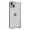 USLUCAN ALIŞVERİŞ Apple iPhone 15 Plus Kılıf Montreal Silikon Kapak - Mor