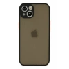USLUCAN ALIŞVERİŞ Apple iPhone 15 Plus Kılıf Montreal Silikon Kapak - Siyah