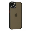 USLUCAN ALIŞVERİŞ Apple iPhone 15 Plus Kılıf Montreal Silikon Kapak - Siyah