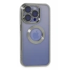 USLUCAN ALIŞVERİŞ Apple iPhone 15 Pro Kılıf Slot Silikon - Gümüş
