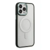 USLUCAN ALIŞVERİŞ Apple iPhone 15 Pro Max Kılıf Room Magneticsafe Silikon - Köknar Yeşili