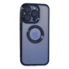 USLUCAN ALIŞVERİŞ Apple iPhone 15 Pro Max Kılıf Slot Silikon - Lacivert