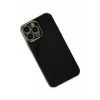 USLUCAN ALIŞVERİŞ Apple iPhone 15 Pro Max Kılıf Volet Silikon - Siyah