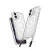 USLUCAN ALIŞVERİŞ Apple iPhone 16 Kılıf Enka Magsafe Silikon Kılıf - Şeffaf