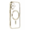 USLUCAN ALIŞVERİŞ Apple iPhone 16 Kılıf Kross Magneticsafe Kapak - Gold