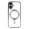 USLUCAN ALIŞVERİŞ Apple iPhone 16 Kılıf Kross Magneticsafe Kapak - Gümüş