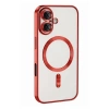 USLUCAN ALIŞVERİŞ Apple iPhone 16 Kılıf Kross Magneticsafe Kapak - Kırmızı