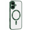 USLUCAN ALIŞVERİŞ Apple iPhone 16 Kılıf Kross Magneticsafe Kapak - Koyu Yeşil