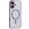 USLUCAN ALIŞVERİŞ Apple iPhone 16 Kılıf Kross Magneticsafe Kapak - Mor