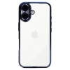 USLUCAN ALIŞVERİŞ Apple iPhone 16 Kılıf Lensli Silikon - Açık Mavi
