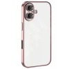 USLUCAN ALIŞVERİŞ Apple iPhone 16 Kılıf Lensli Silikon - Pembe