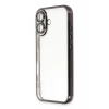USLUCAN ALIŞVERİŞ Apple iPhone 16 Kılıf Lensli Silikon - Siyah