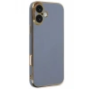 USLUCAN ALIŞVERİŞ Apple iPhone 16 Kılıf Volet Silikon - Mavi