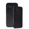USLUCAN ALIŞVERİŞ Apple iPhone 16 Plus Kılıf Auto Focus Karbon Kapak - Siyah