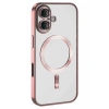 USLUCAN ALIŞVERİŞ Apple iPhone 16 Plus Kılıf Kross Magneticsafe Kapak - Pembe