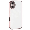 USLUCAN ALIŞVERİŞ Apple iPhone 16 Plus Kılıf Lensli Silikon - Pembe