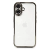 USLUCAN ALIŞVERİŞ Apple iPhone 16 Plus Kılıf Lensli Silikon - Titanyum Gri
