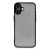 USLUCAN ALIŞVERİŞ Apple iPhone 16 Plus Kılıf Montreal Silikon Kapak - Siyah