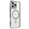 USLUCAN ALIŞVERİŞ Apple iPhone 16 Pro Kılıf Joke Simli Magneticsafe Kılıf - Pembe